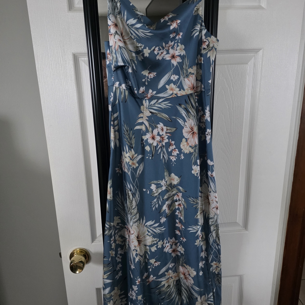 Hello Molly Blue Floral Maxi Dress
